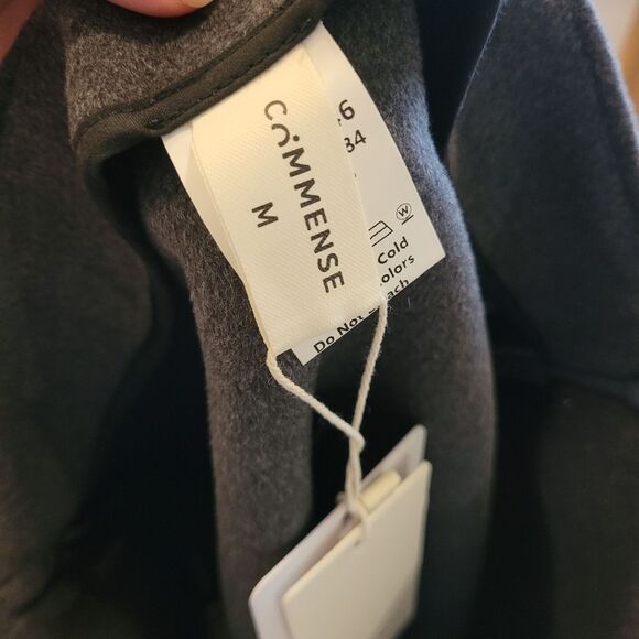 116. Nwt Commense Embroidered Trim Mini Skirt Chic Black Mini Skirt Size Medium - Picture 7 of 12